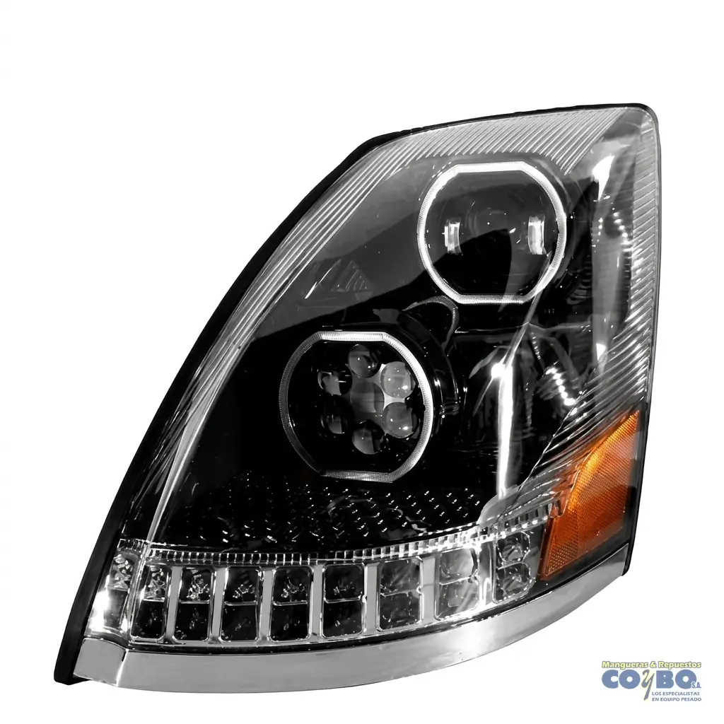 FAROL PRINC VOLVO VNL04-15 NEGRO LH - Miniatura 2