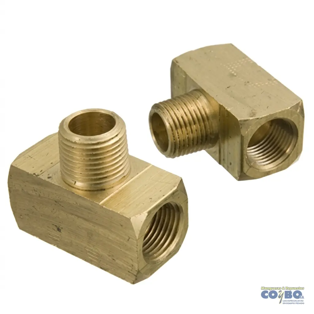 TE HEMBRA NPT 1/4 M NPT 1/4 H - Imagen 1