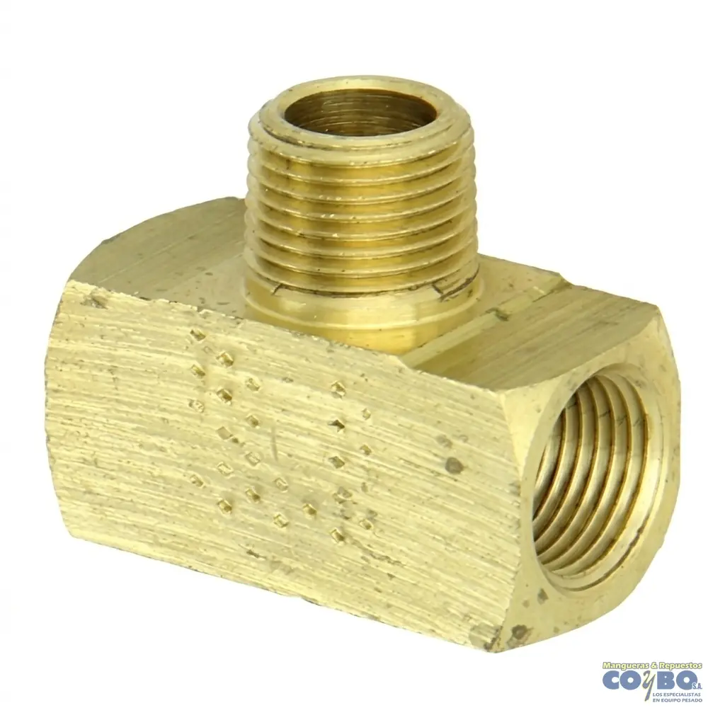 TE HEMBRA NPT 3/8 M NPT 3/8 H - Imagen 1