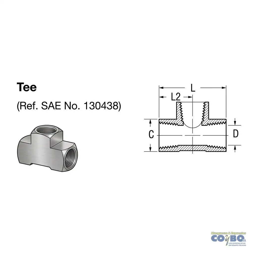 TE H NPT 1/2 H NPT 1/2 M - Miniatura 2
