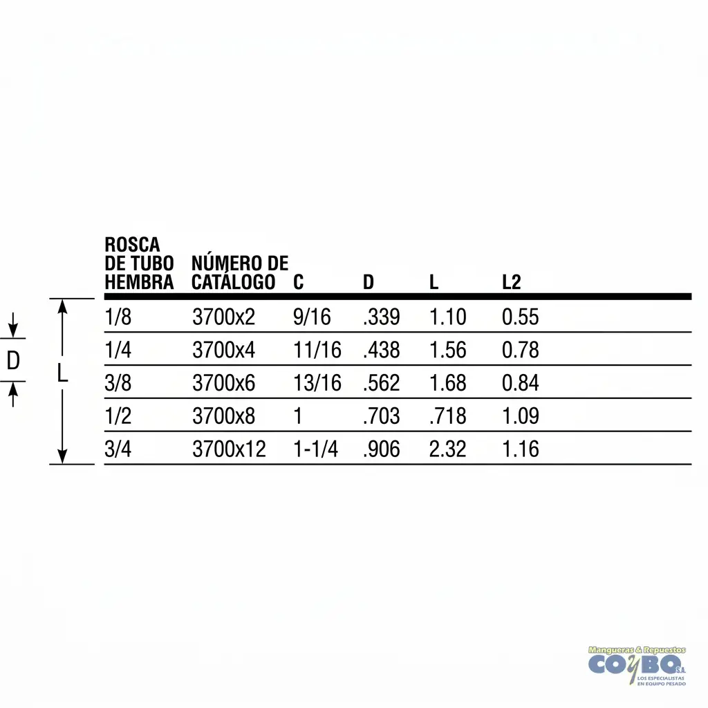 TE H NPT 1/2 H NPT 1/2 M - Miniatura 3