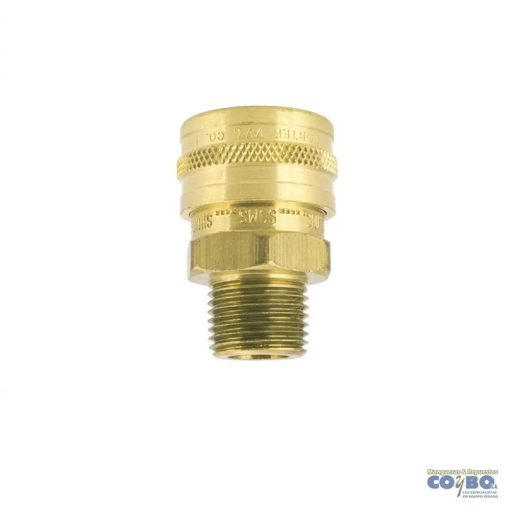 CONEC P/AGUA 3/8 M A H 3/8 NPT - Imagen 1