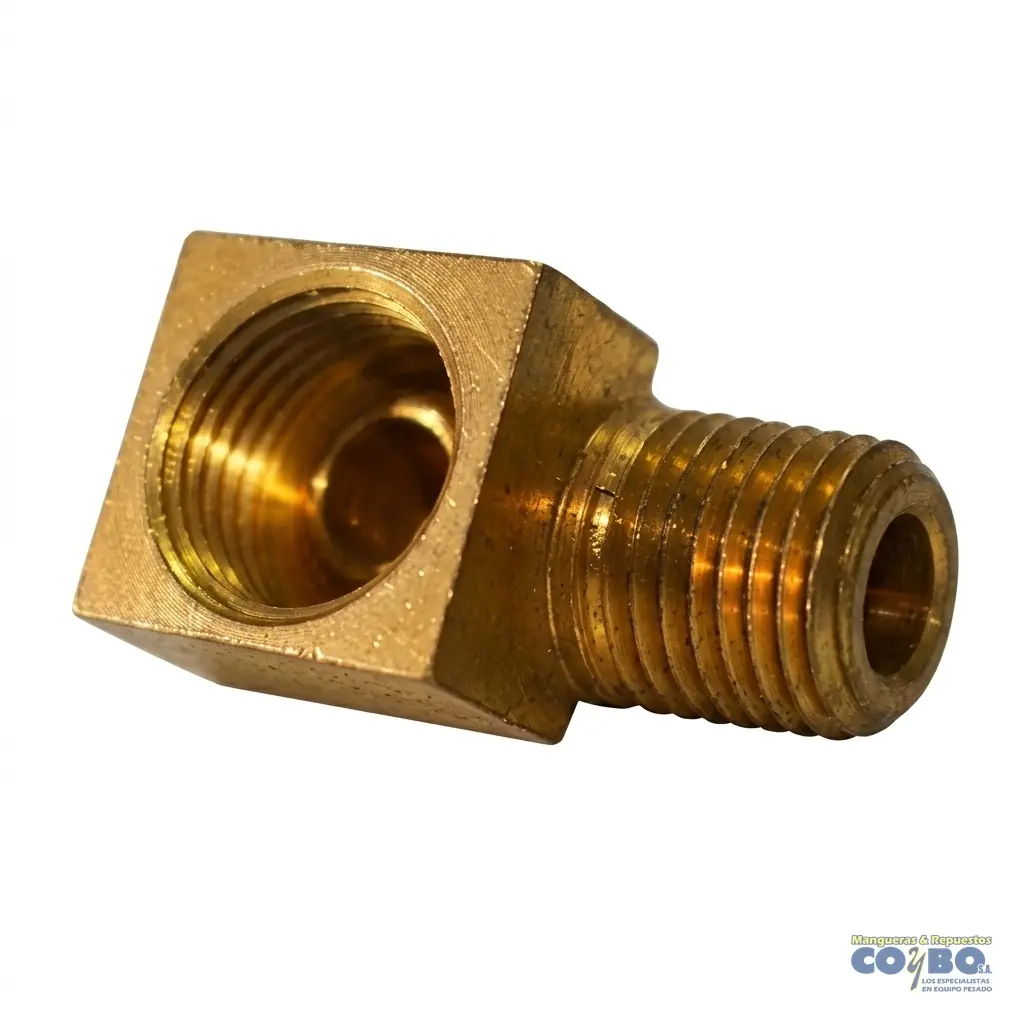 FITTING 90 H INVERTIDA 1/4 A M NPT - Miniatura 2