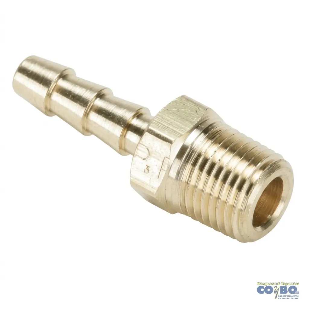 FITTING ESPIGA 1/4 A M NPT 1/8 - Imagen 1