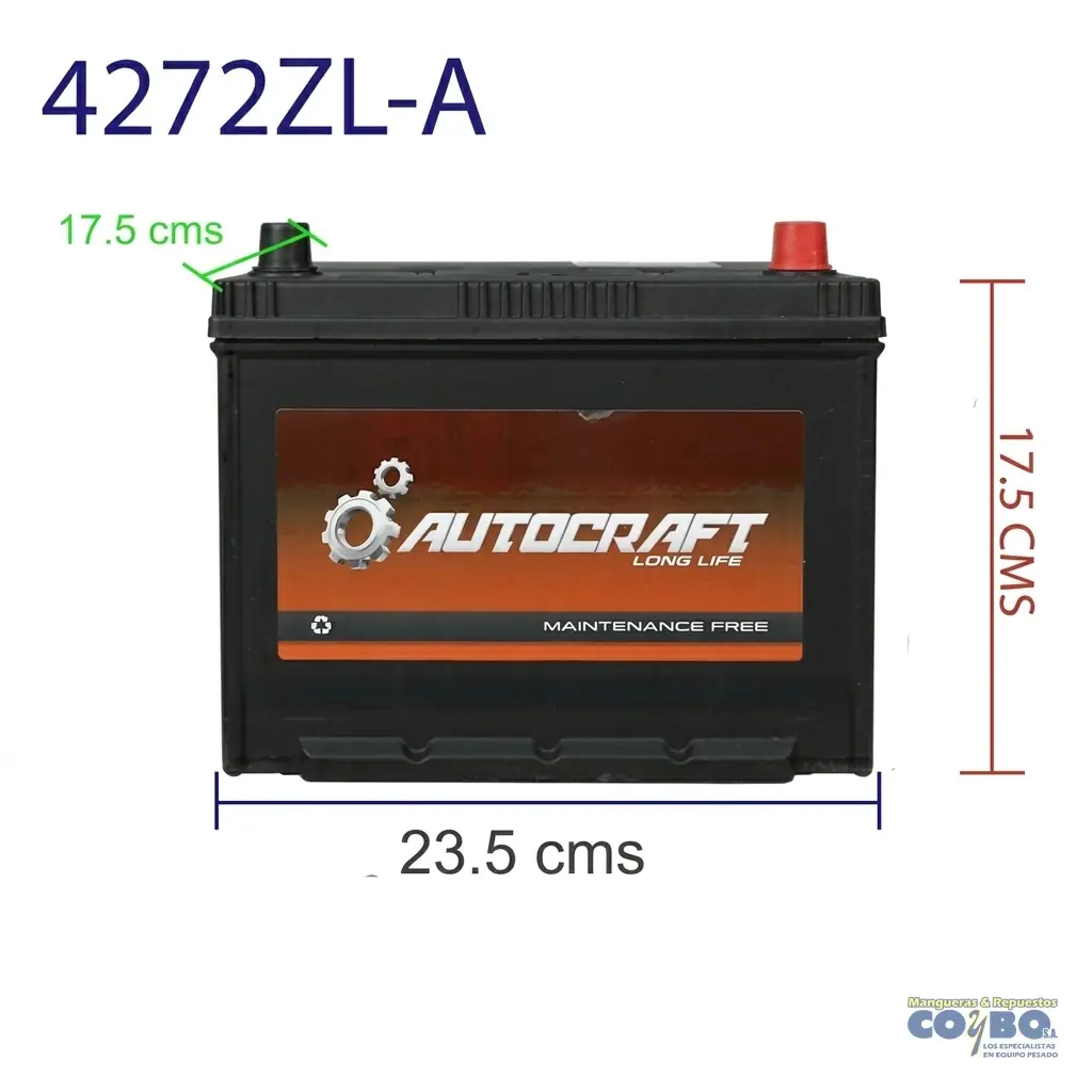 BATERIA 4272 AUTOC + DERECHA C/CAL - Imagen 1