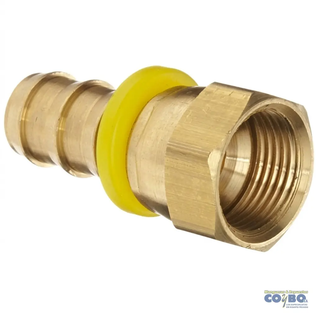 FITTING ESPIGA 1/4 A H JIC 1/4 - Imagen 1