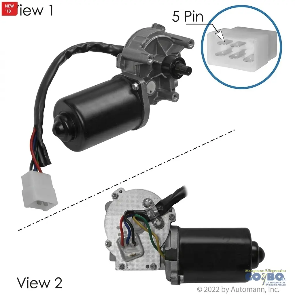 MOTOR ESCOBILLAS FREIGHT FL70 80 1991-06 - Imagen 1