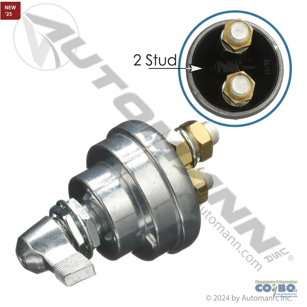 SWITCH CORTACORRIENTE PIN 1/2  POLLAK - Imagen 1