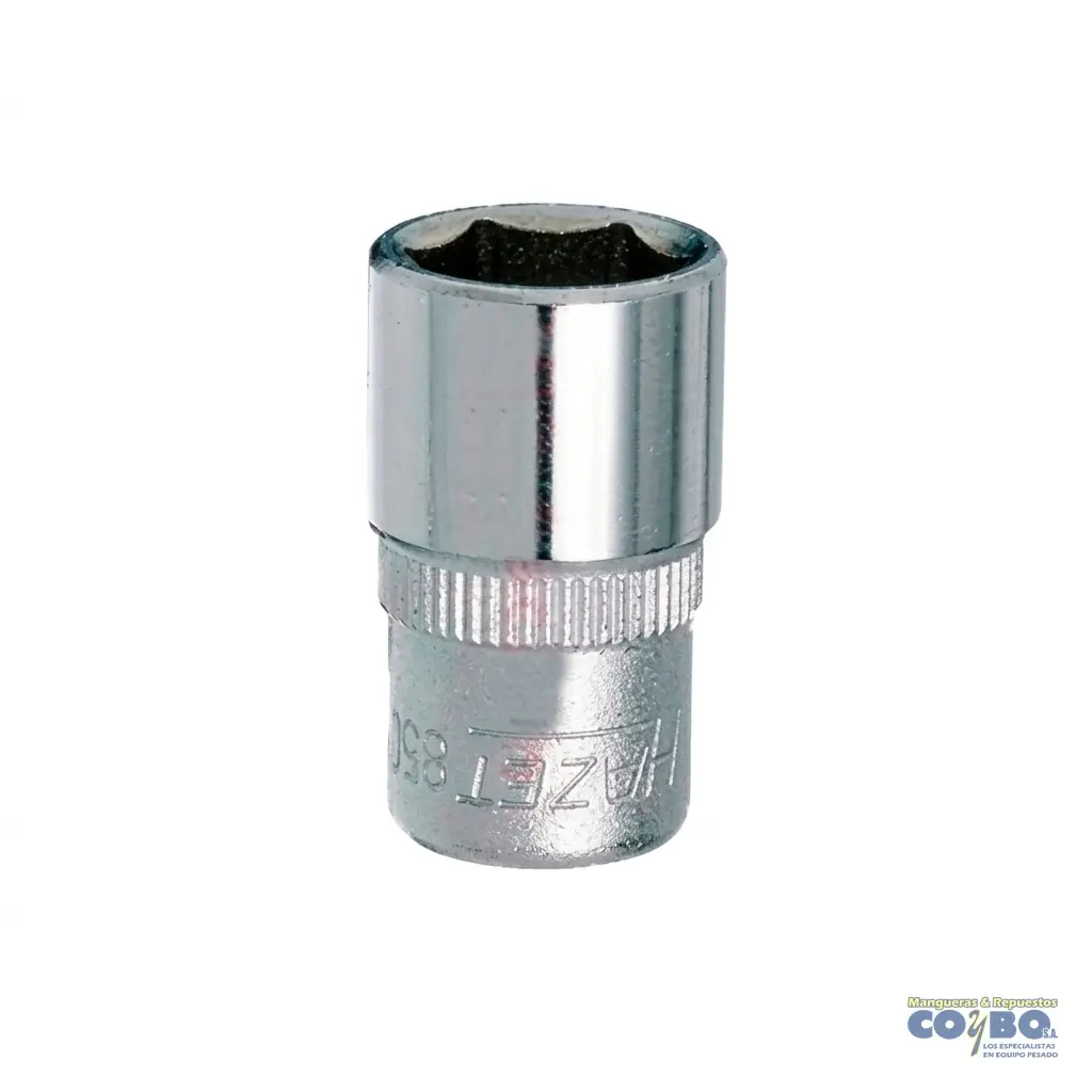 CUBO 8MM ESP 3/8 CORTO CROMADO 6PTOS - Imagen 1