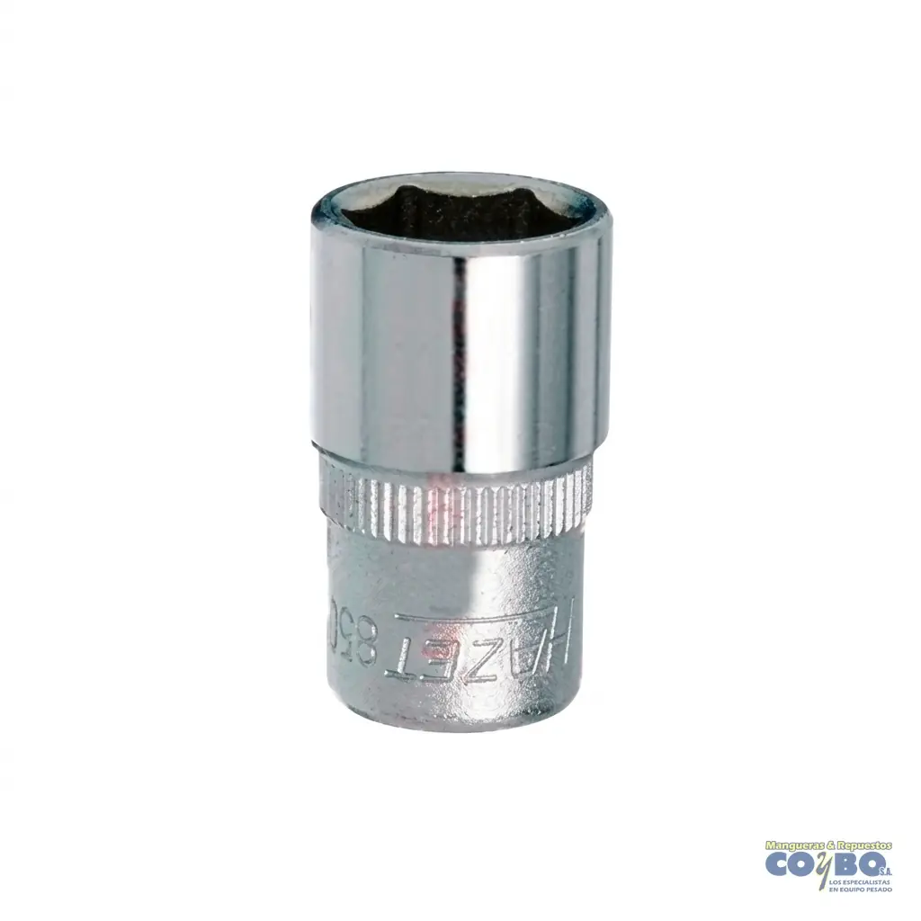 CUBO 9MM ESP 3/8 CORTO CROMADO 6PTOS - Imagen 1