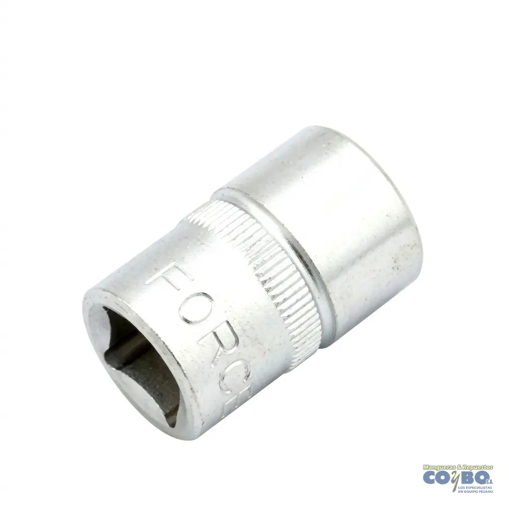 CUBO 1/2 ESP 3/8 CORTO CROMADO 6PTOS NP - Imagen 1