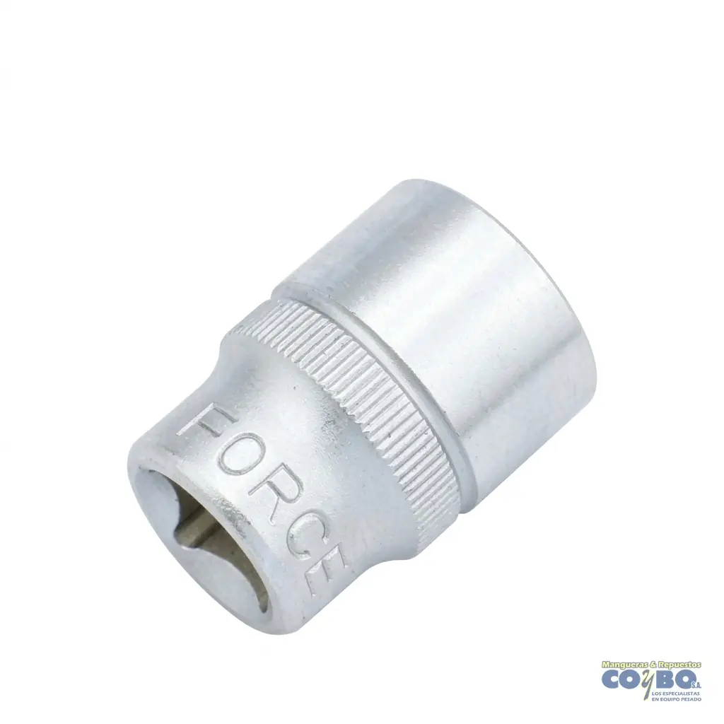 CUBO 11/16 ESP 3/8 CORTO CROMADO 6PTOSNP - Imagen 1