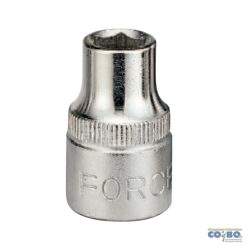 CUBO 21MM ESP 3/8 CORTO CROMADO 6PTOS - Imagen 1