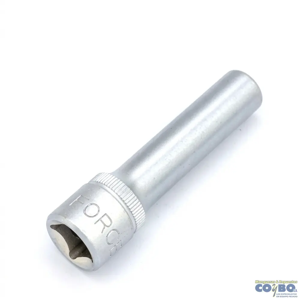 CUBO 8MM ESP 3/8 LARGO CROMADO 6PTOS - Imagen 1