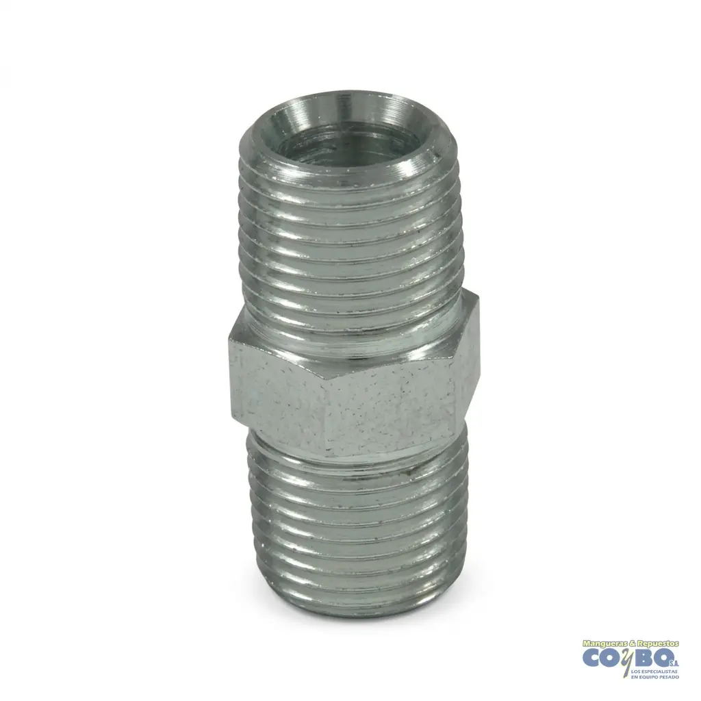 NIPLE C3069 HIERRO HEXAGONAL NPT 1/2 - Imagen 1