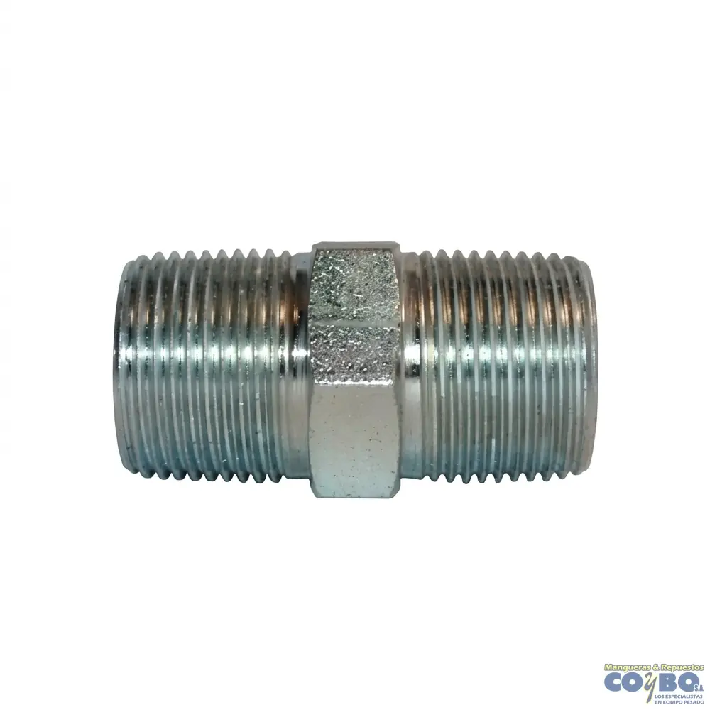 NIPLE C3069 HIERRO HEXGONAL NPT 1 - Imagen 1
