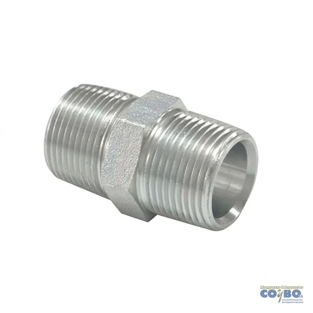 NIPLE C3069 HIERRO HEXAGONAL NPT 1-1/4 - Imagen 1