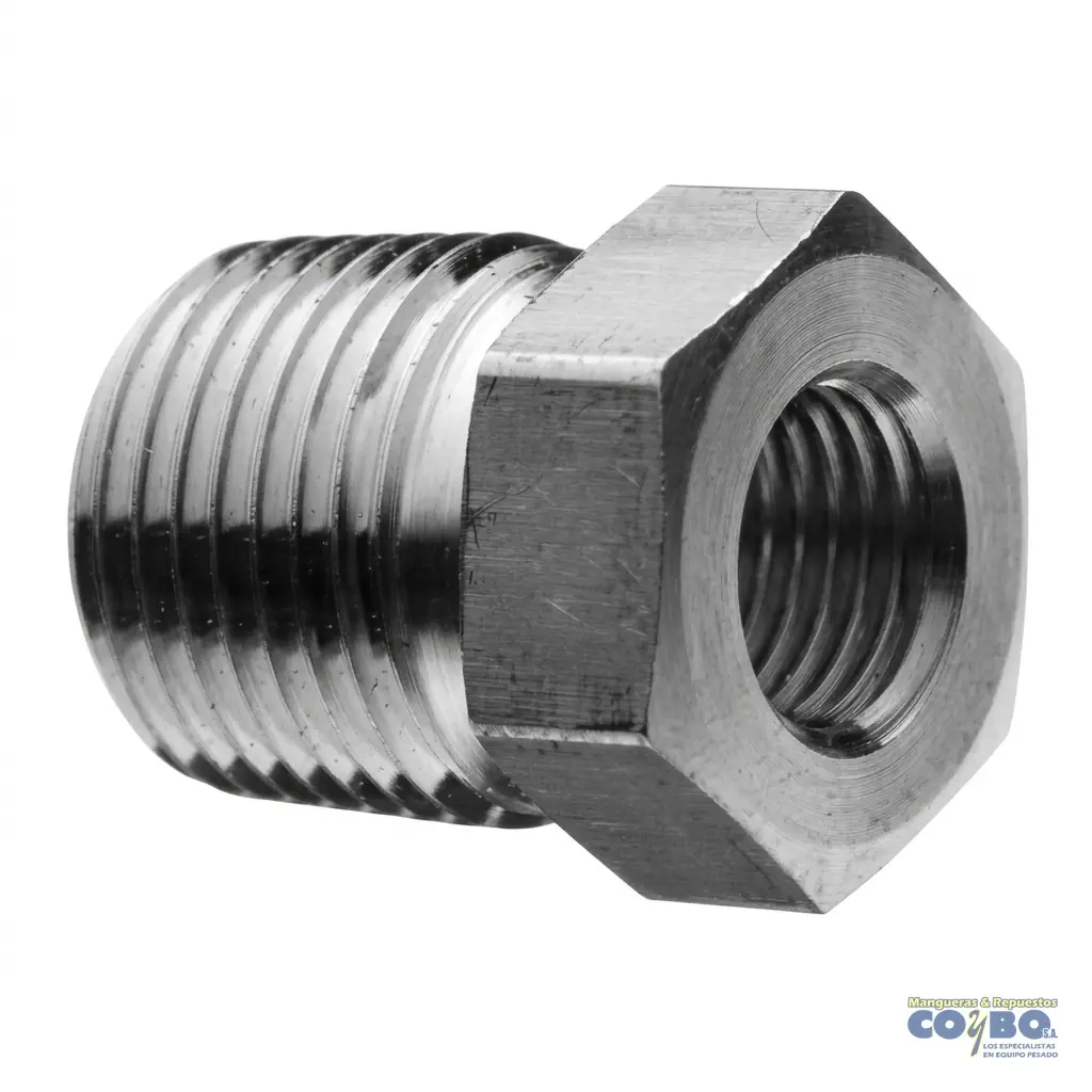 BUSHING C3109 HIERRO M NPT 1/4-H NPT 1/8 - Imagen 1