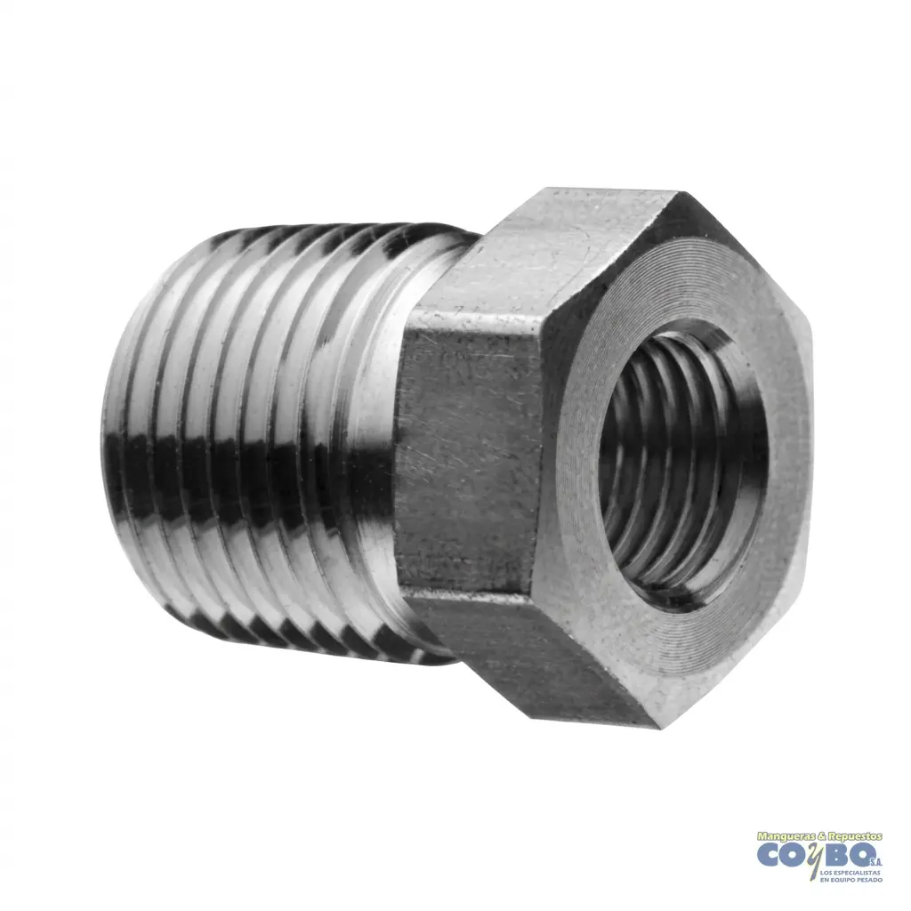 BUSHING C3109 HIERRO M NPT 3/8-H NPT 1/4 - Imagen 1