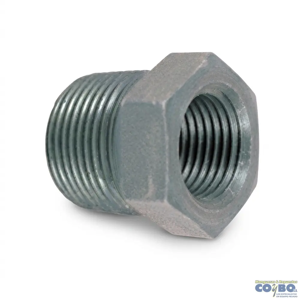 BUSHING C3109 HIERRO M NPT 1/2-H NPT 1/4 - Imagen 1