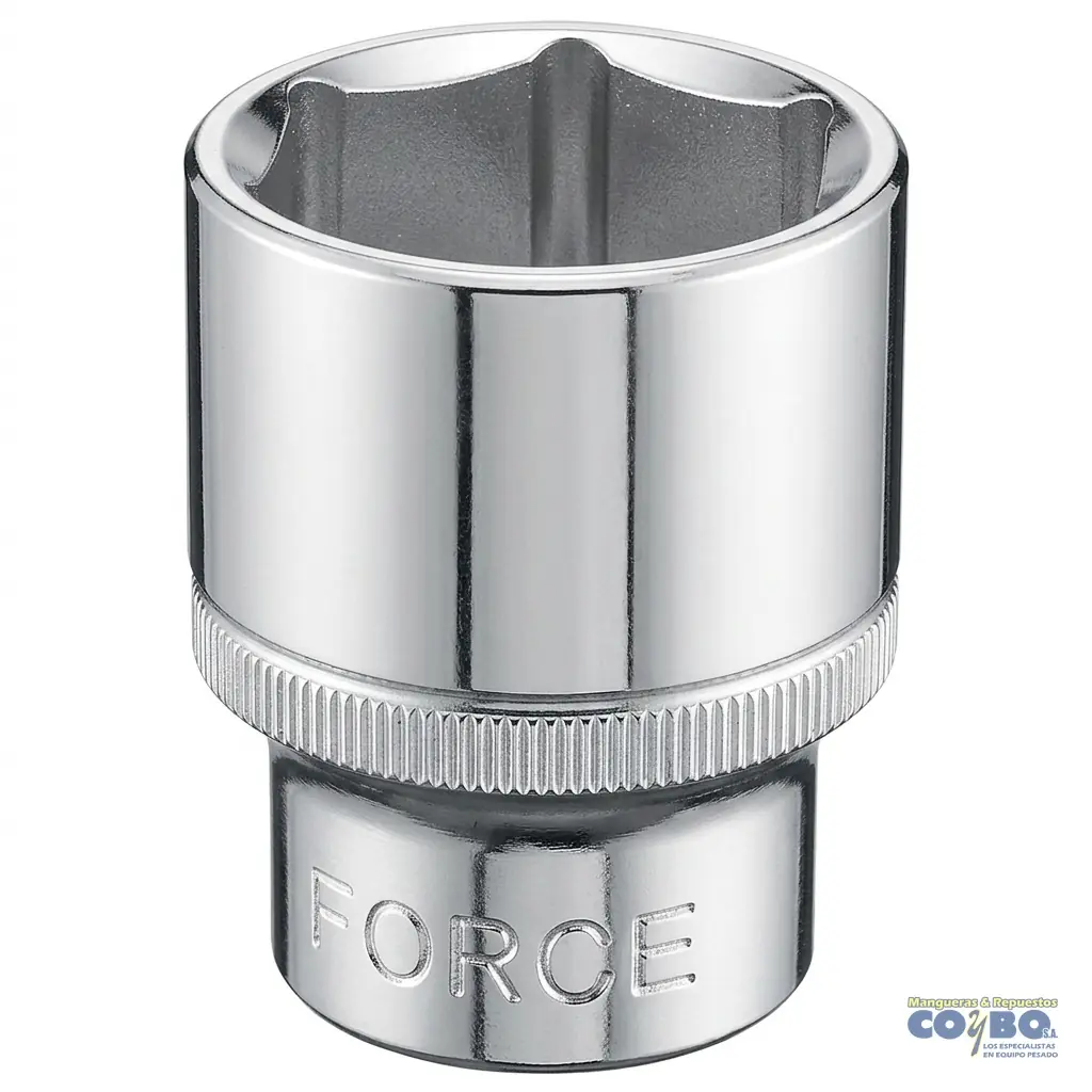 CUBO 15MM ESP 1/2 CORTO CROMADO 6PTOS - Imagen 1