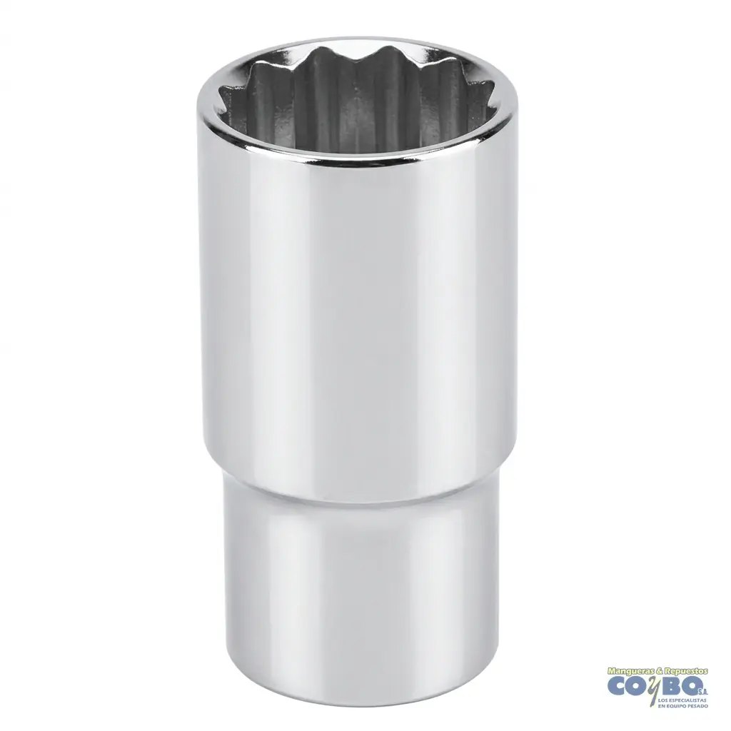 CUBO 13MM ESP 1/2 CORTO CROMADO 12PTOS - Imagen 1