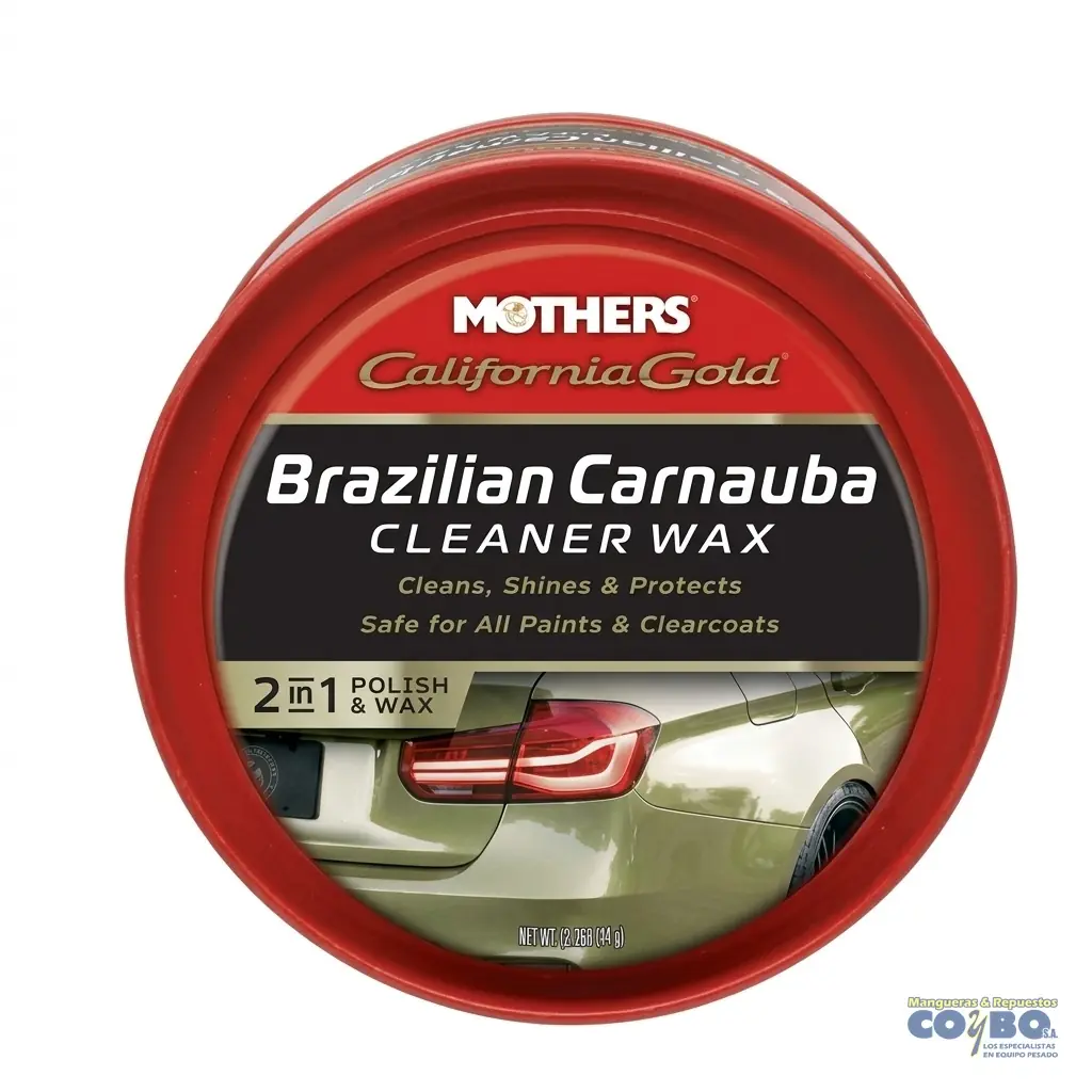 MOTHERS CERA PASTA PULIDO CARNAUBA 12 OZ - Imagen 1