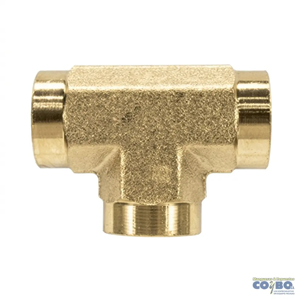 TEE C3709 HEMBRA NPT 3/8 - Imagen 1