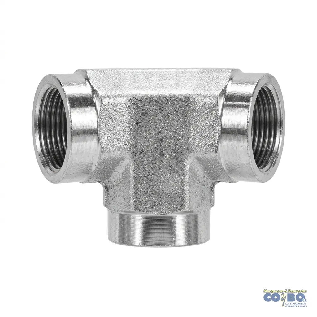 TEE C3709 HEMBRA NPT 3/4 - Imagen 1