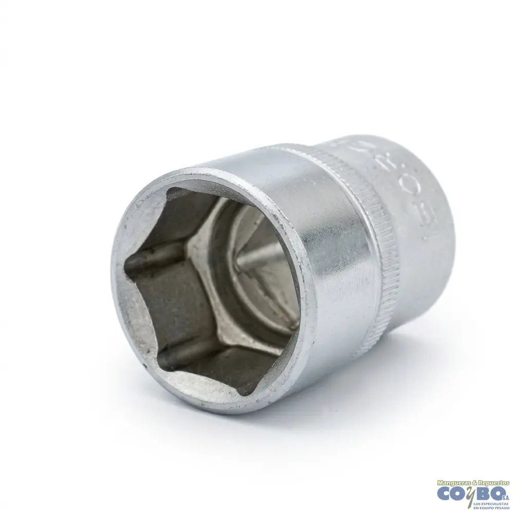 CUBO 30MM ESP 3/4 CORTO CROMADO 6 PTOS - Imagen 1