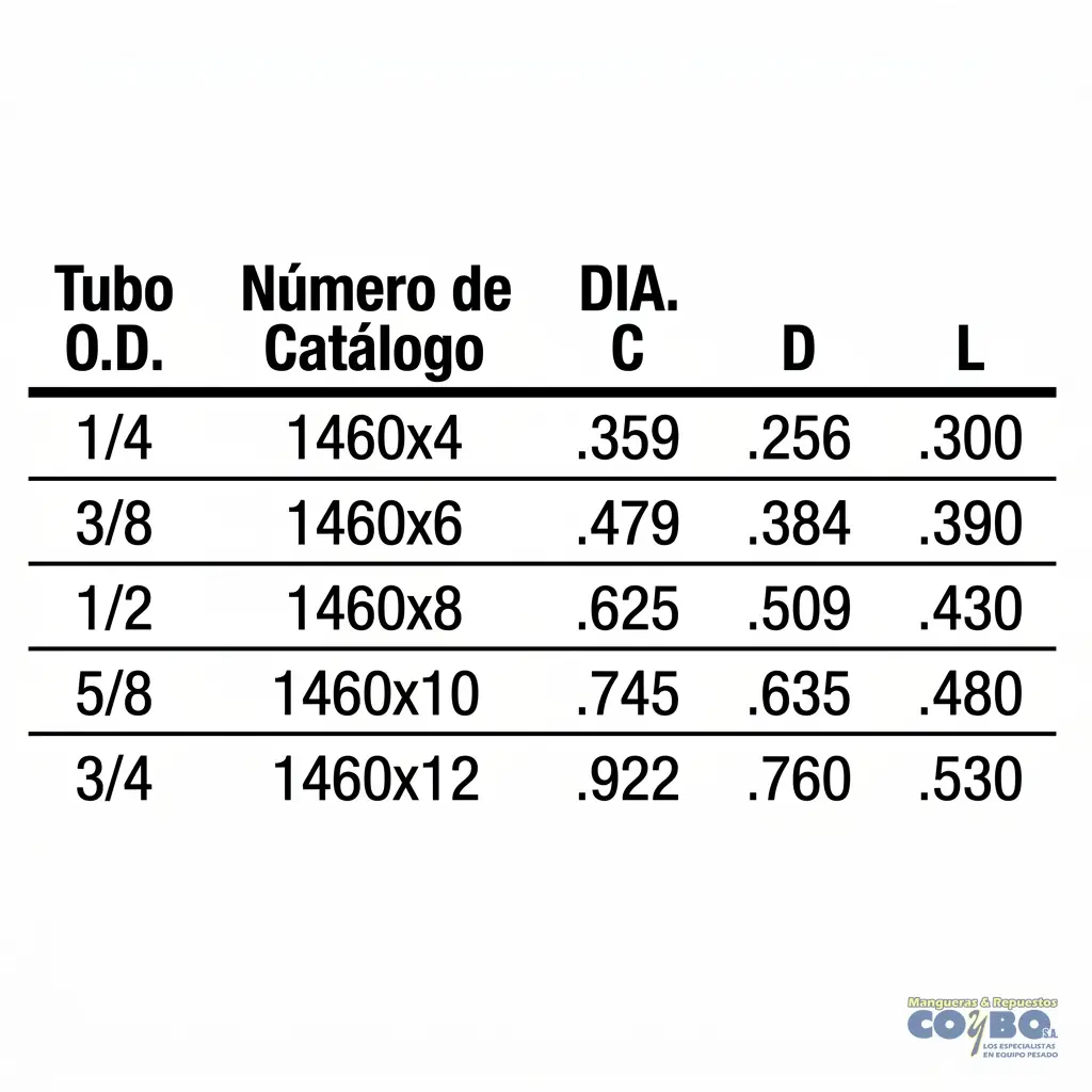 CONO PARA MANGUERA NYLON 5/16 X3 - Miniatura 3