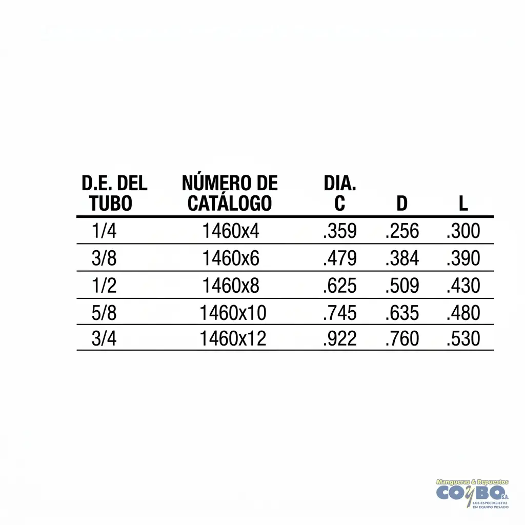 CONO PARA MANGUERA NYLON 3/8 X3 - Miniatura 3