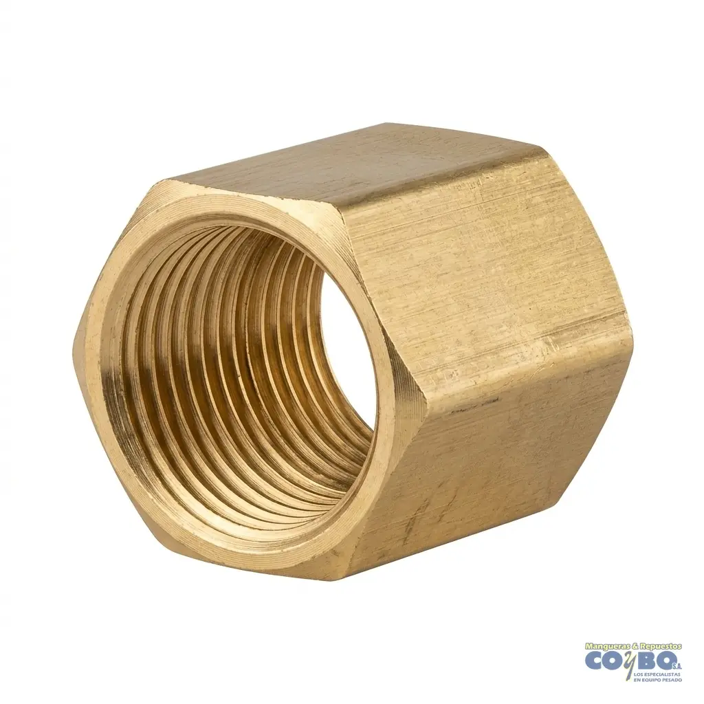 TUERCA CORTA PARA TUBO 1/8 - Imagen 1