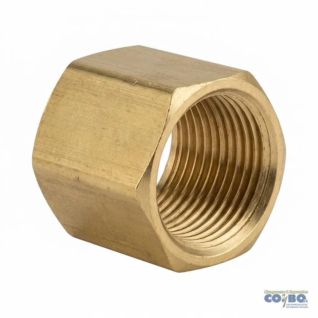 TUERCA CORTA PARA TUBO 3/16 - Imagen 1