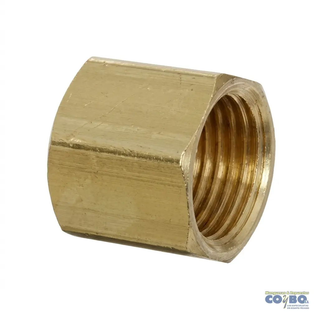 TUERCA CORTA PARA TUBO 3/8 - Imagen 1