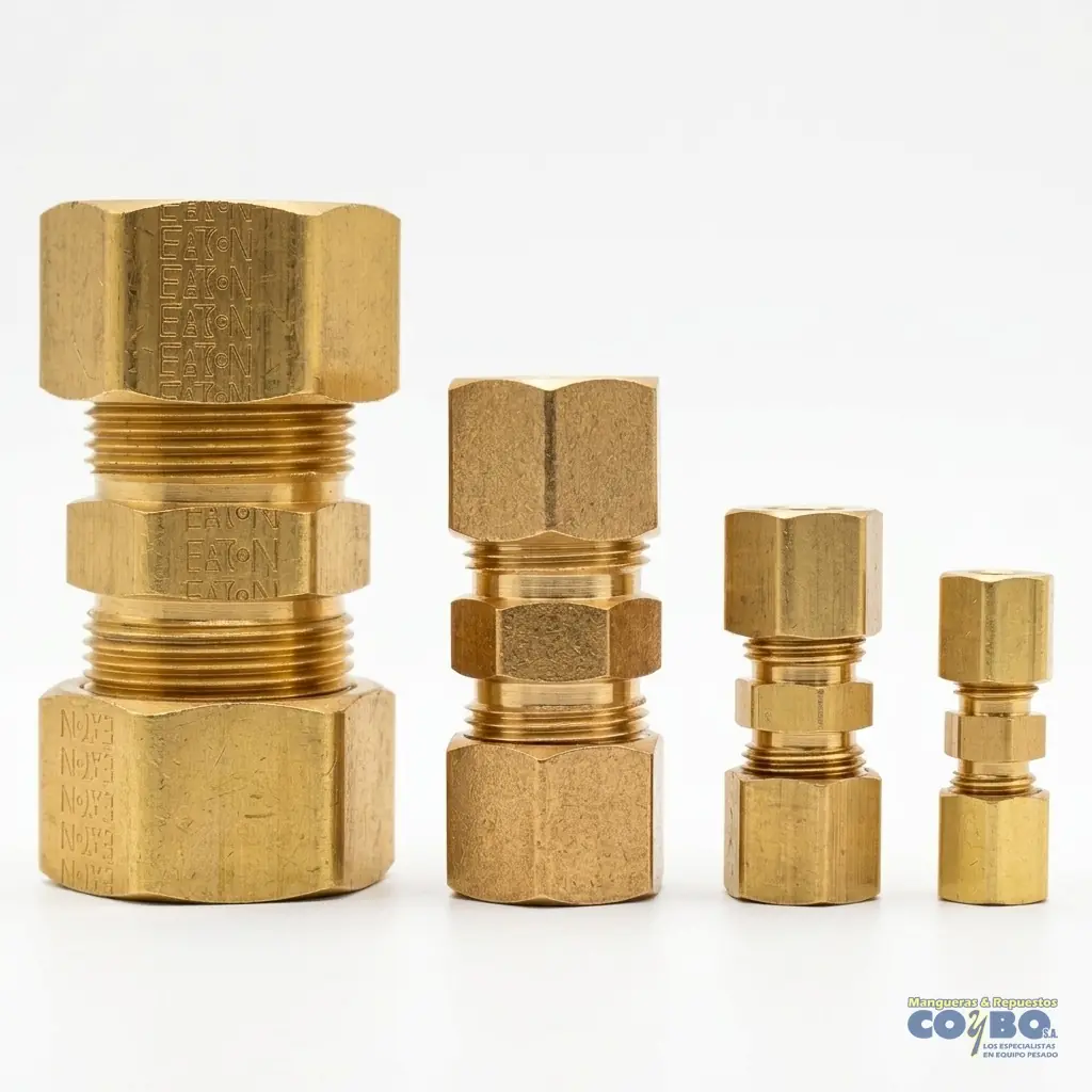 UNION 1/8 TUERCA CORTA COMPRESION - Imagen 1