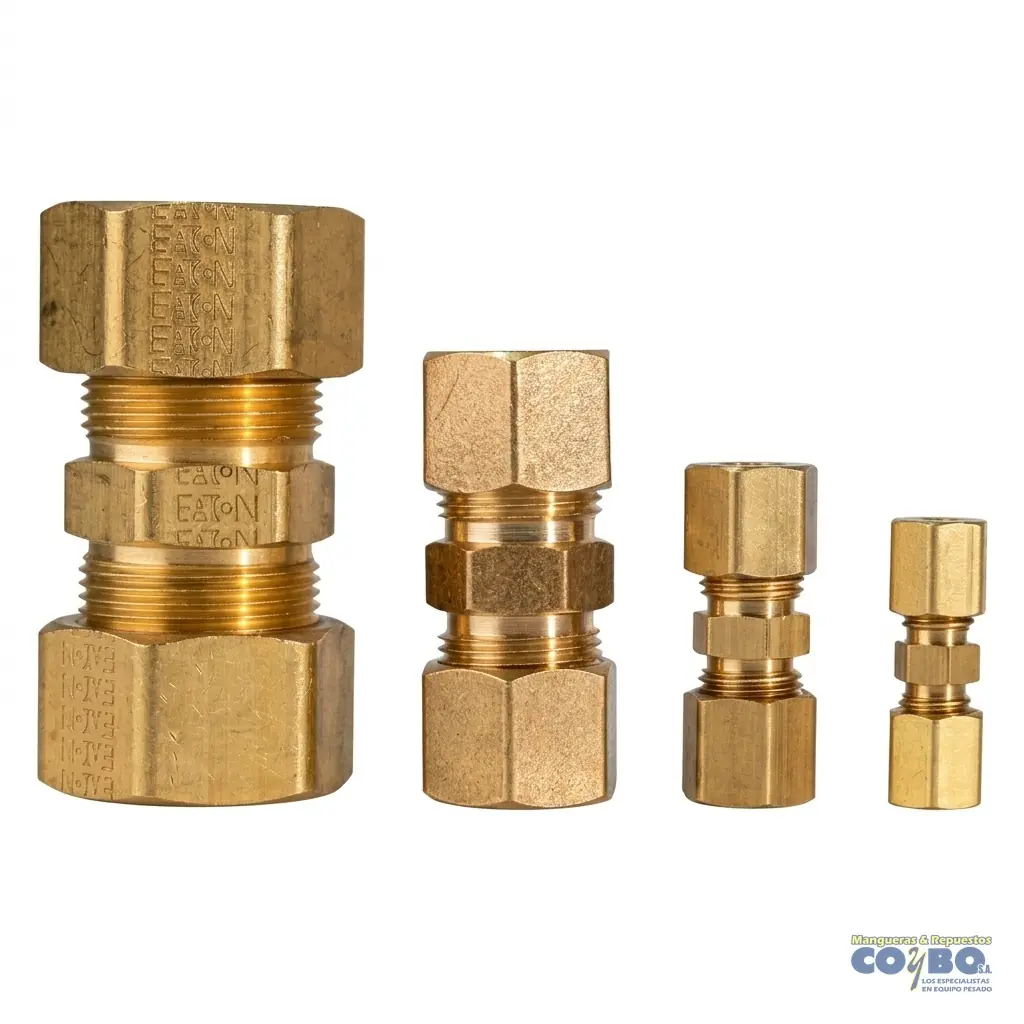 UNION 3/8 TUERCA CORTA COMPRESION - Imagen 1