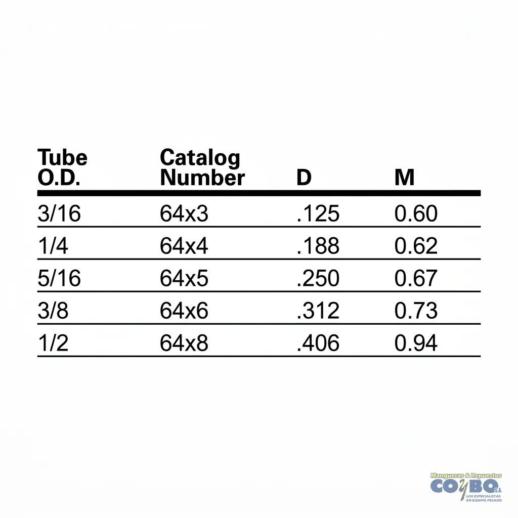 TE 3/8 TUERCA CORTA COMPRESION - Miniatura 3