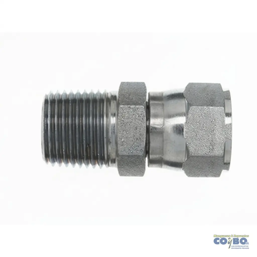 CONEC 9100 NPT 1/4 MACH JIC HEMB 3/8 - Imagen 1