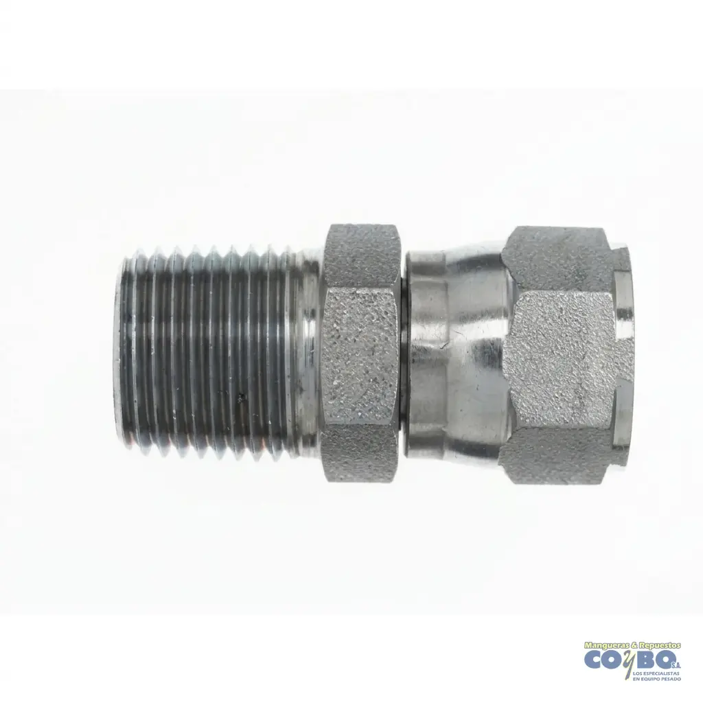CONEC 9100 NPT 3/8 MACH JIC HEMB 1/4 - Imagen 1