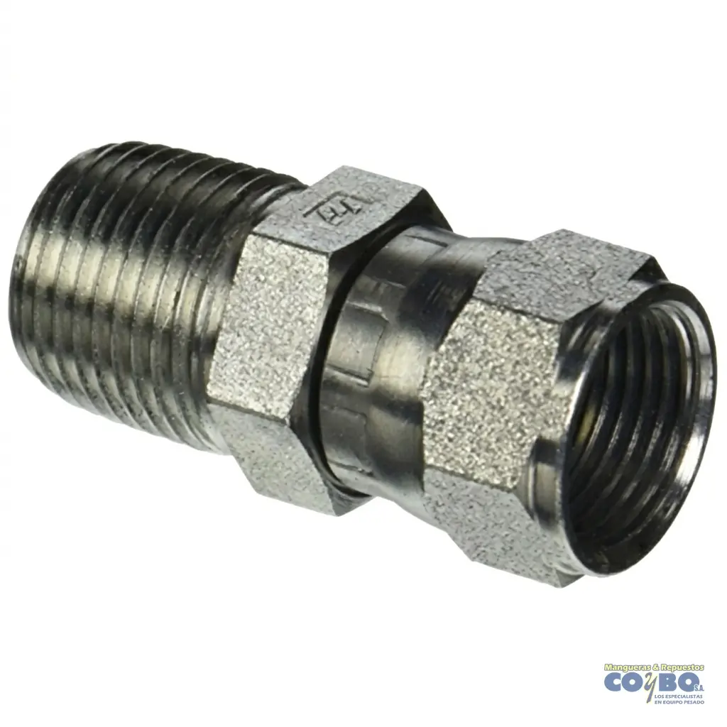 CONEC 9100 NPT 3/8 MACH JIC HEMB 1/2 - Imagen 1