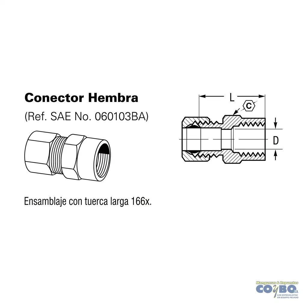 FITTING MANG 1/8 H NPT 1/8 - Miniatura 2