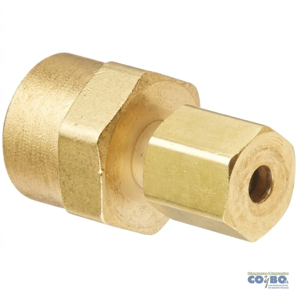 FITTING MANG 3/8 H NPT 1/4 - Imagen 1