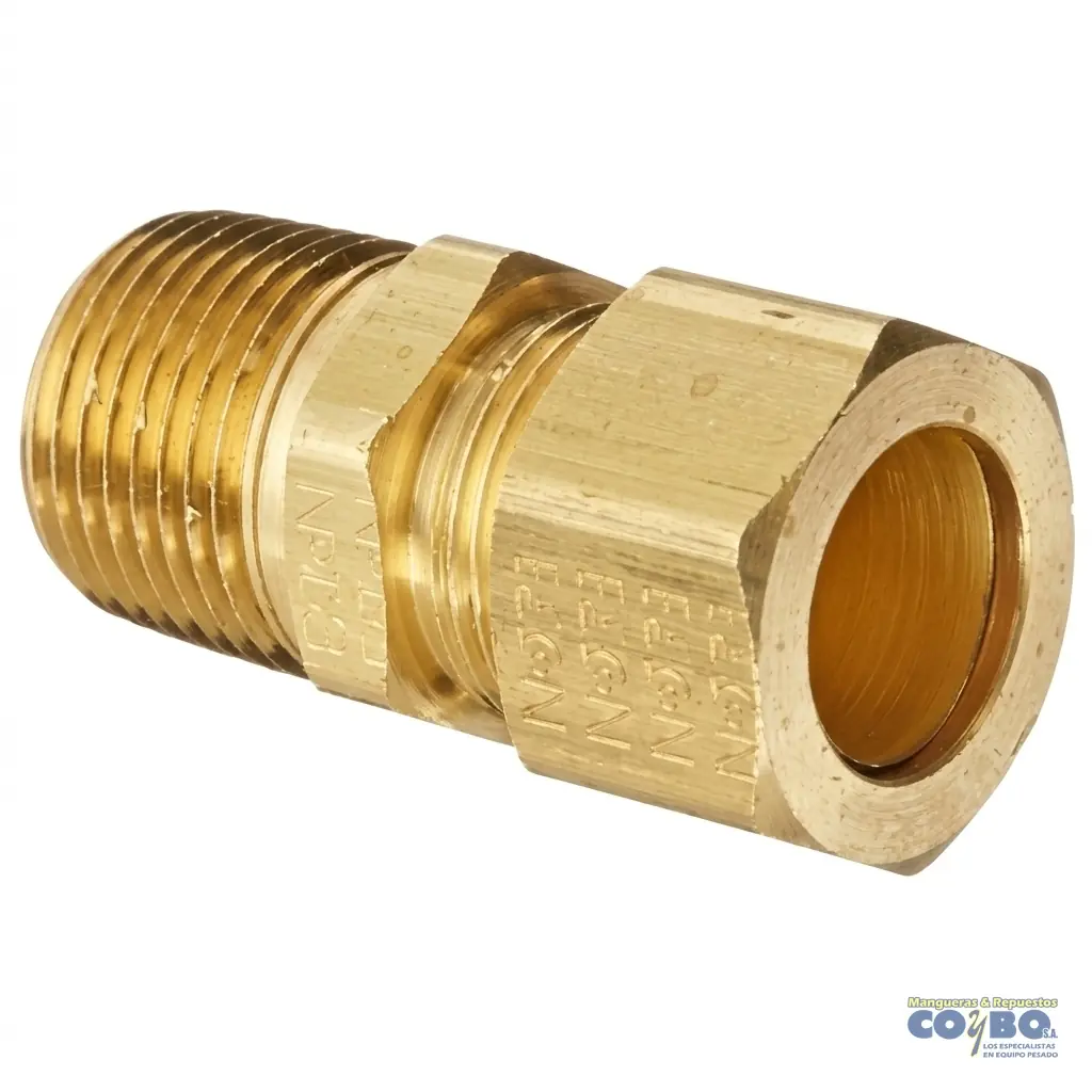 FITTING MANG 3/16 M NPT 1/8 - Imagen 1