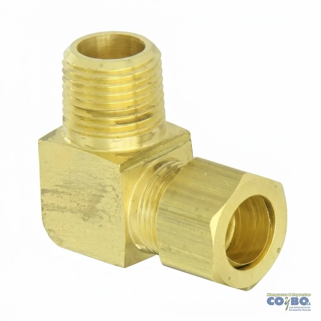 FITTING 90 MANG 1/8 M NPT 1/8 - Imagen 1