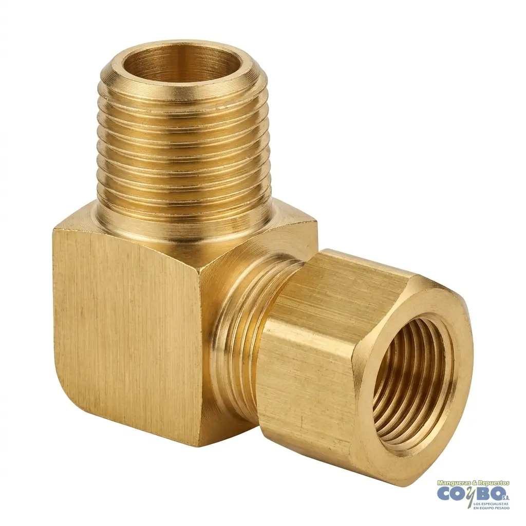 FITTING 90 MANG 5/16 M NPT 1/8 - Imagen 1