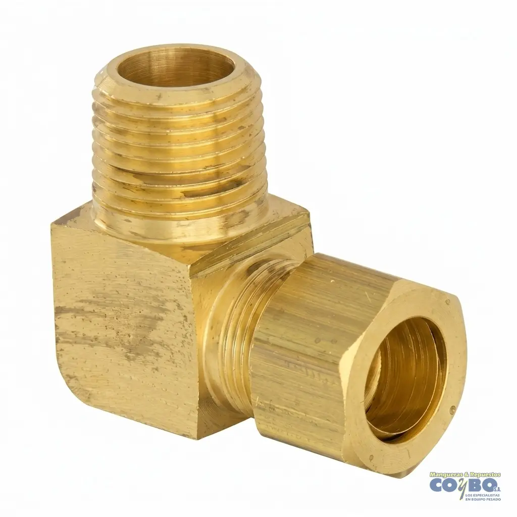 FITTING 90 MANG 5/16 M NPT 1/4 - Imagen 1