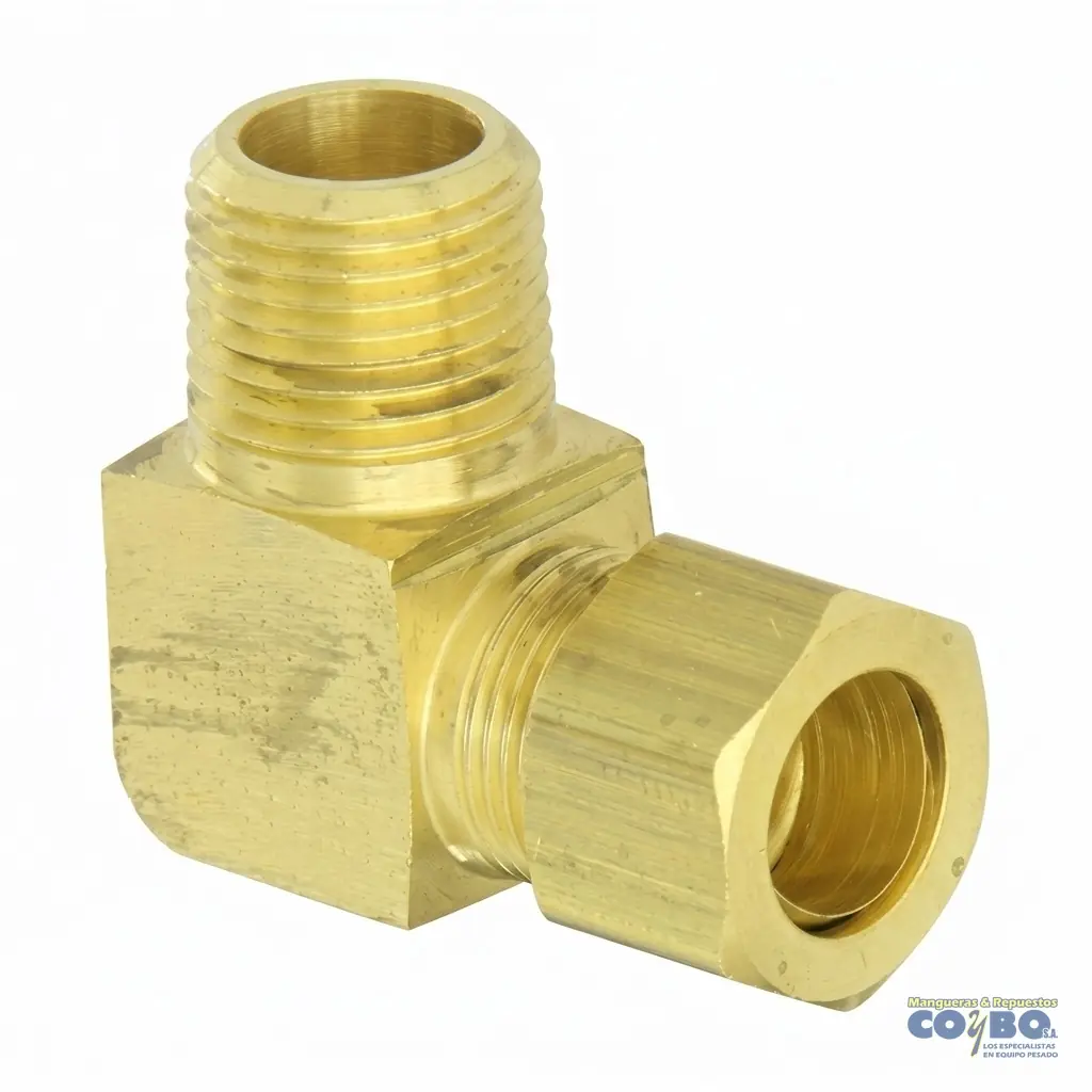 FITTING 90 MANG 3/8 M NPT 1/2 - Imagen 1