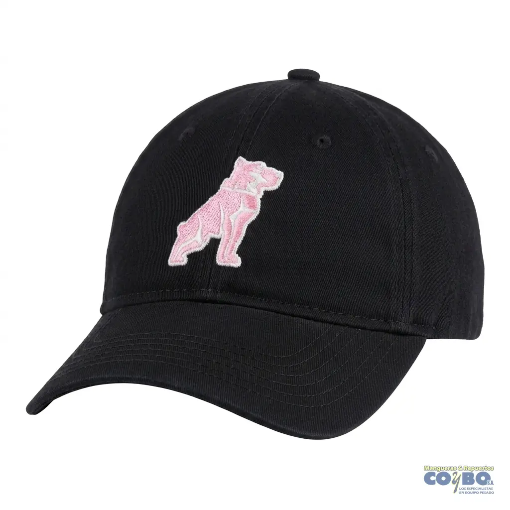 GORRA MACK NEGRA  LOGO PERRO