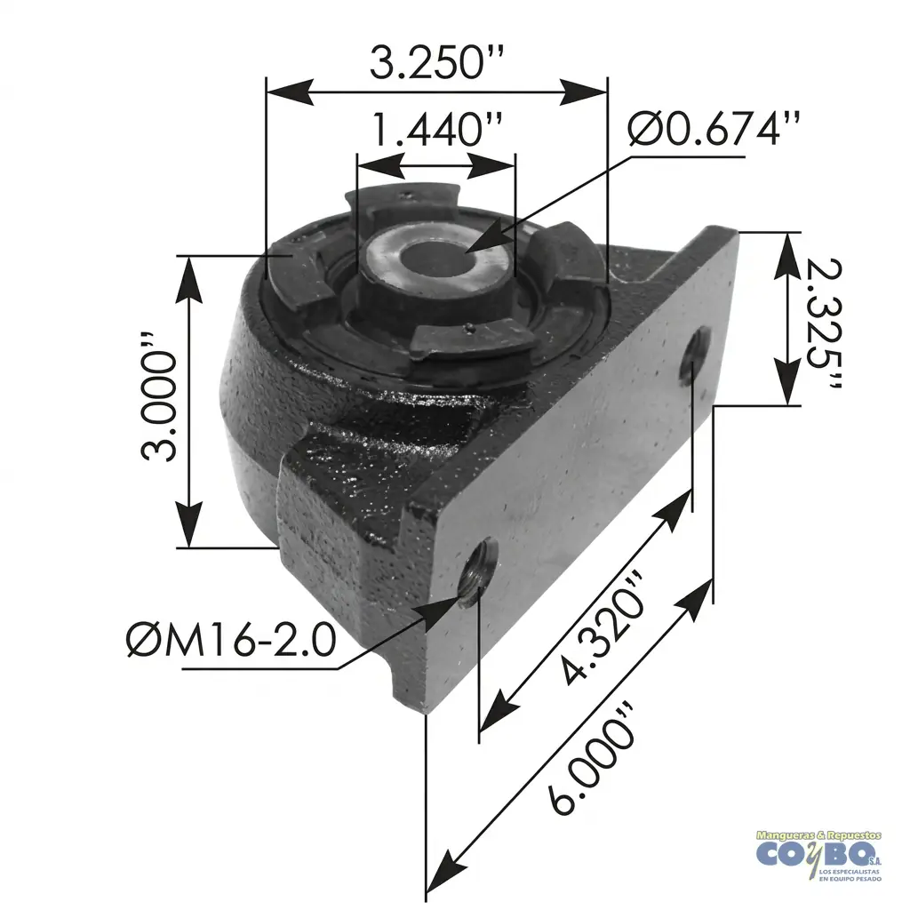 SOPORT CABINA MACKCH VISION TOR 16MM (2) - Imagen 1